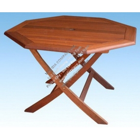 120Cm Octagonal Folding Table