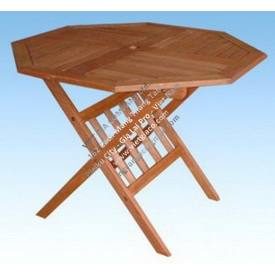 Dahlia Octagonal Fold Table 103Cm