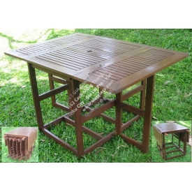 Rec Fold Top Table  127Cm