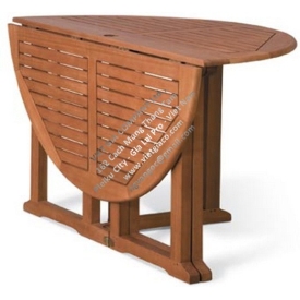 48" Round Drop Down Table