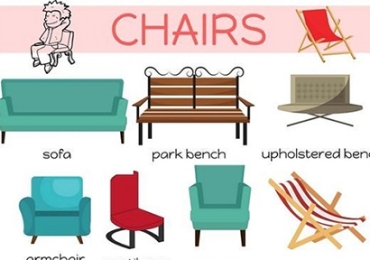 Name of Chair Types In English